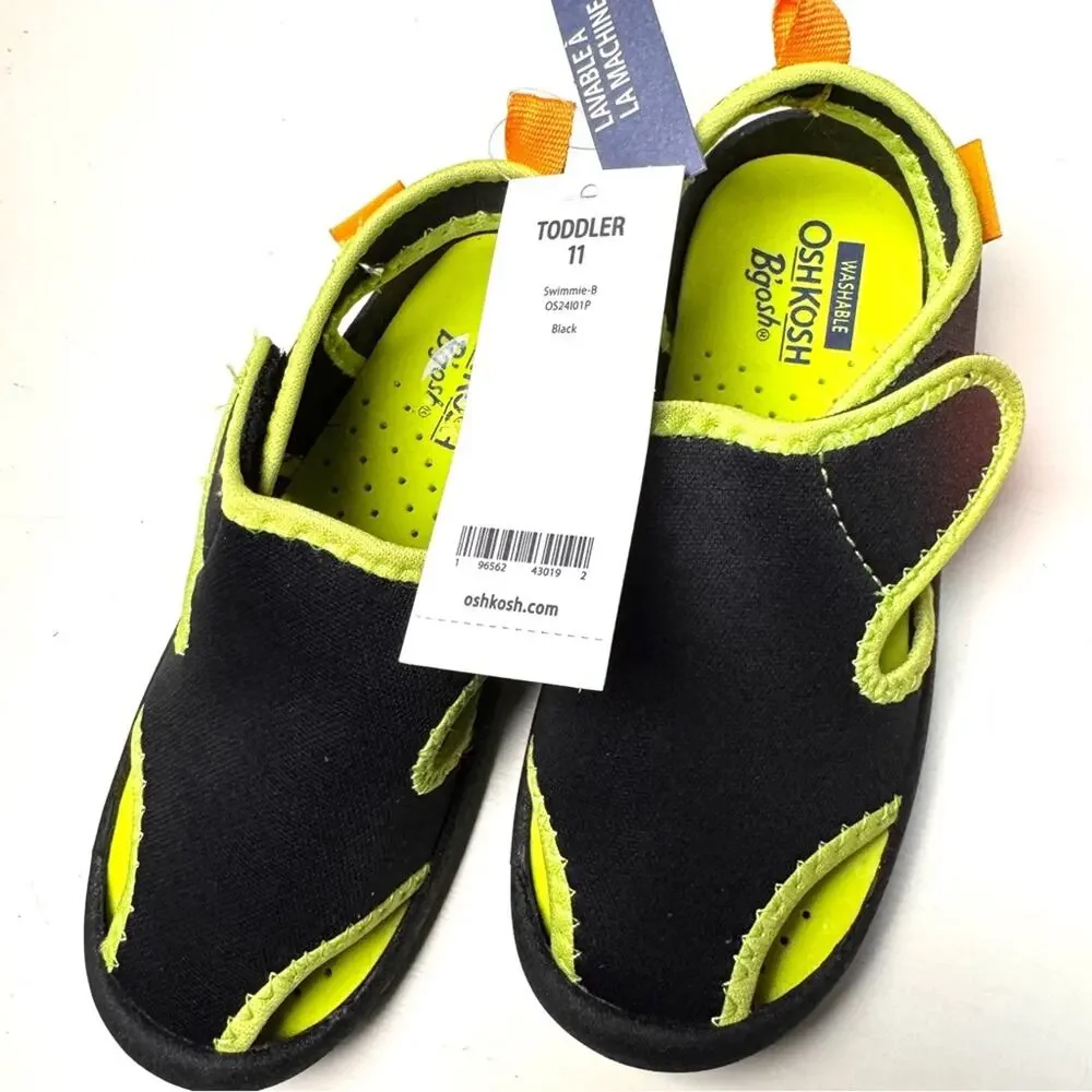 Oshkosh B’gosh Washable Toddler Two Color  Secure Strap Sandals Sz 11 NWT
